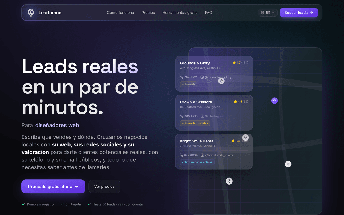 Portada de leadomos.com.